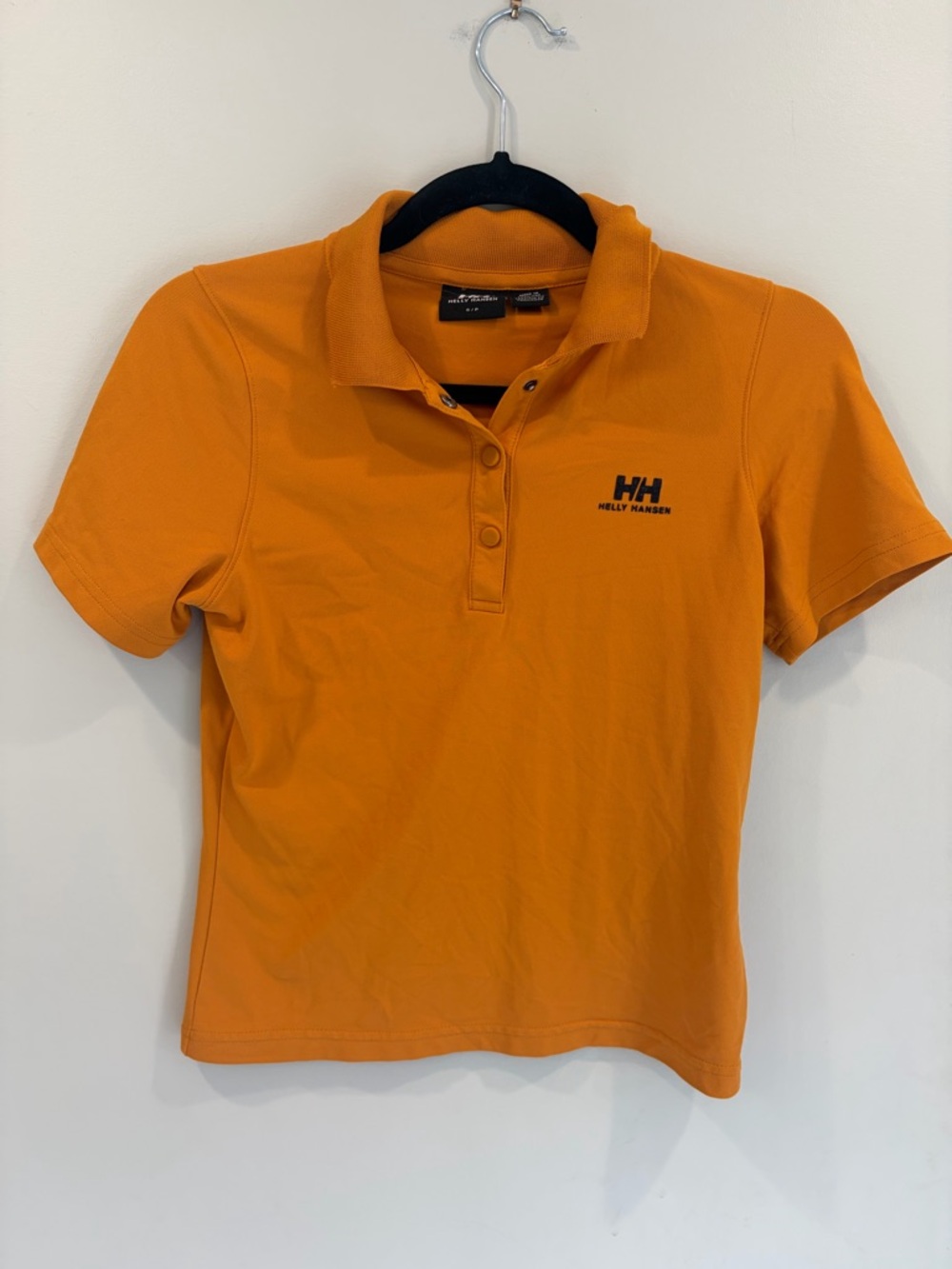 Helly Hansen Boys Snap up Preppy Sporty Polo Shirt size small
